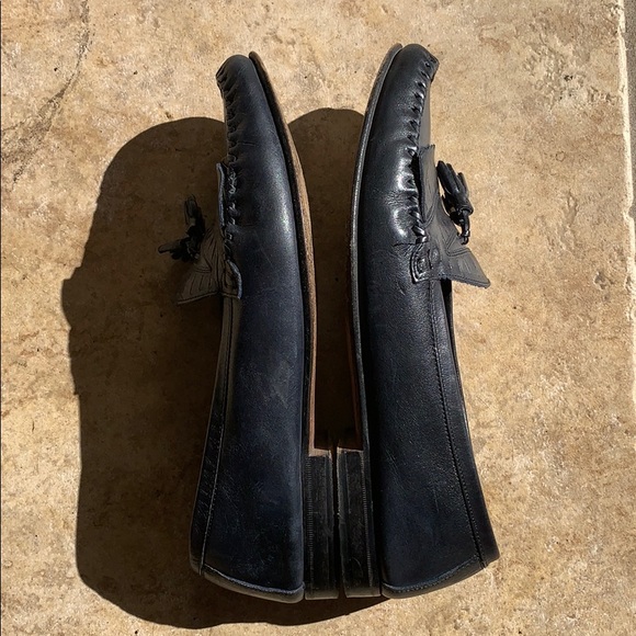 Bruno Magli Pisces Navy Blue Loafers - Picture 11 of 16